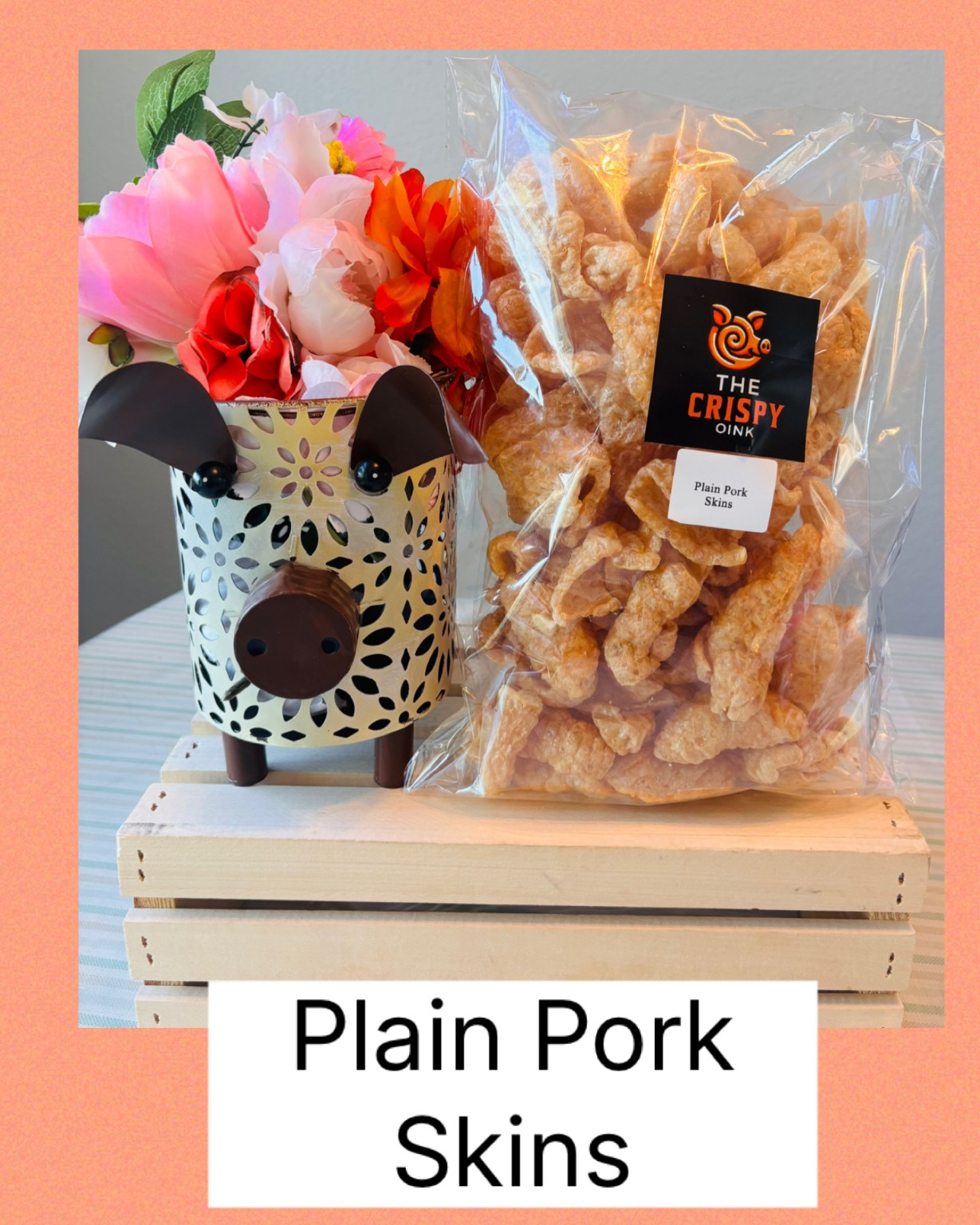 Plain pork skins