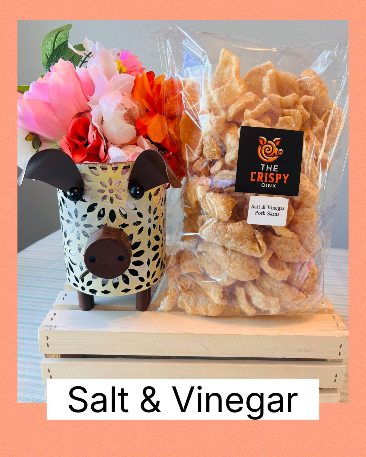 Salt and Vinegar pork skins